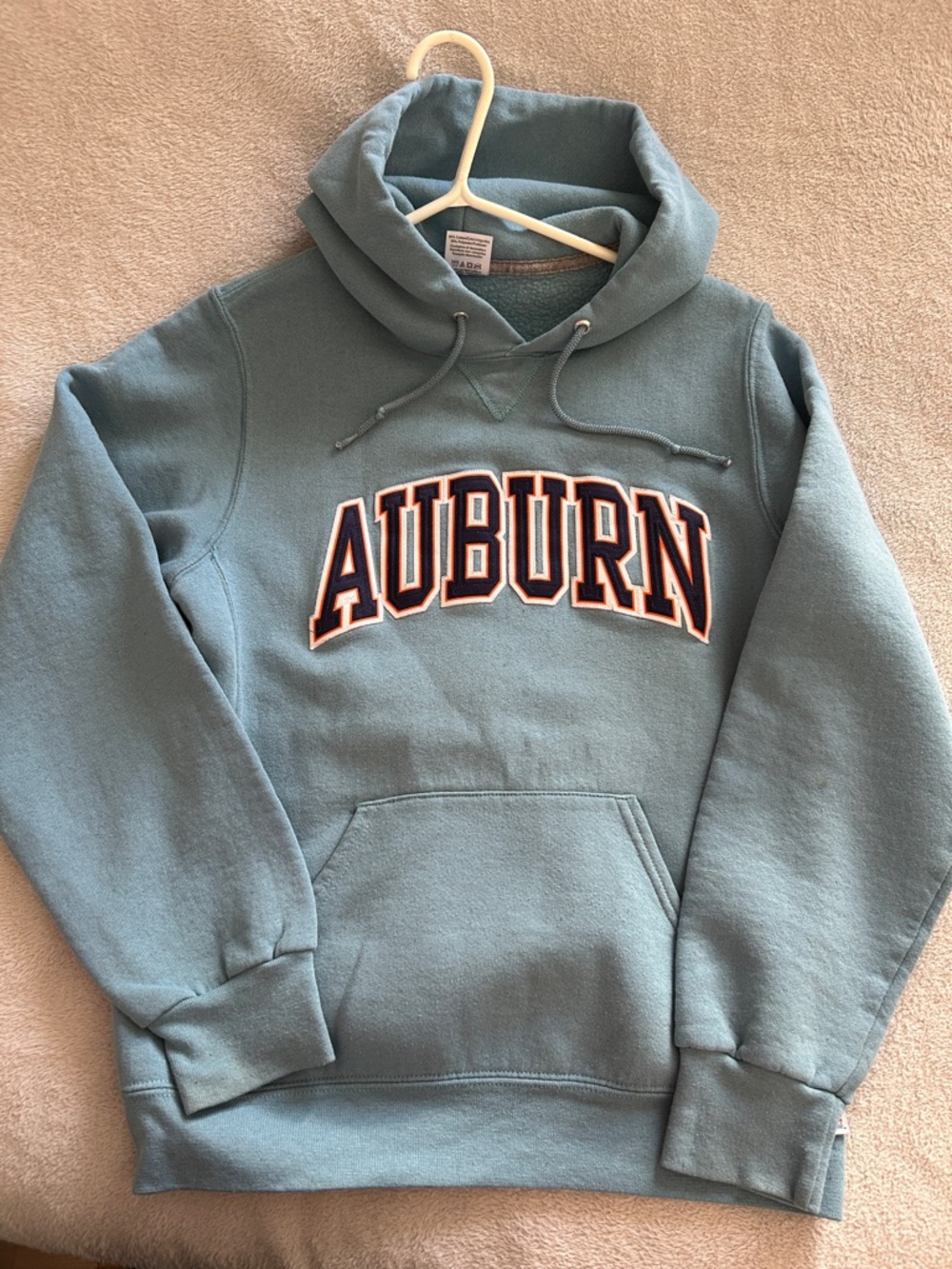 Russell Athletic team “AUBURN” Hoodie - Light Teal - Mens Small